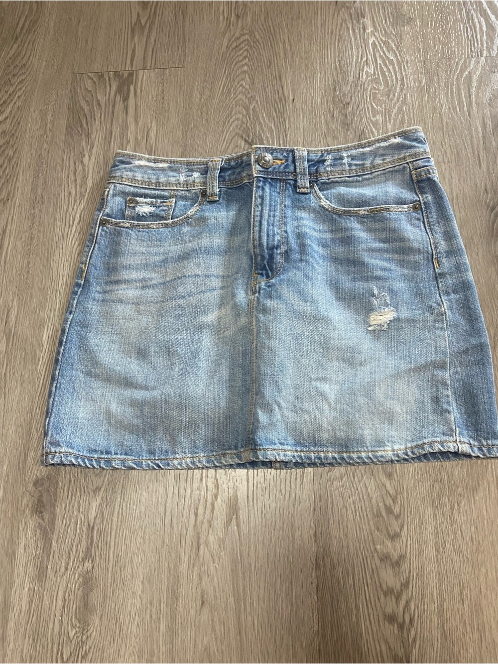 GAP Light Blue Denim Mini Skirt